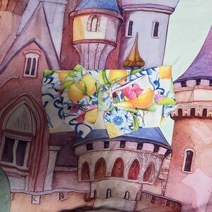 Bums and Roses Lemon & Floral Headband